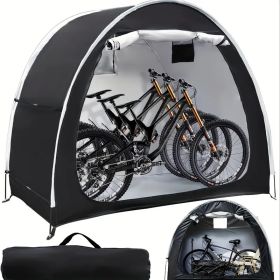 LeTravelling Outdoor Portable Bicycle Storage Tent, 210D Oxford Fabric PU4000 Waterproof Bike Shelter for 2-3 Bicycles, Motorcycle Cover, Garden